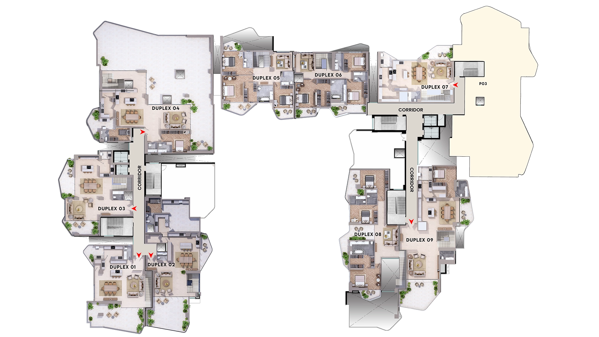 12th Floor Plan