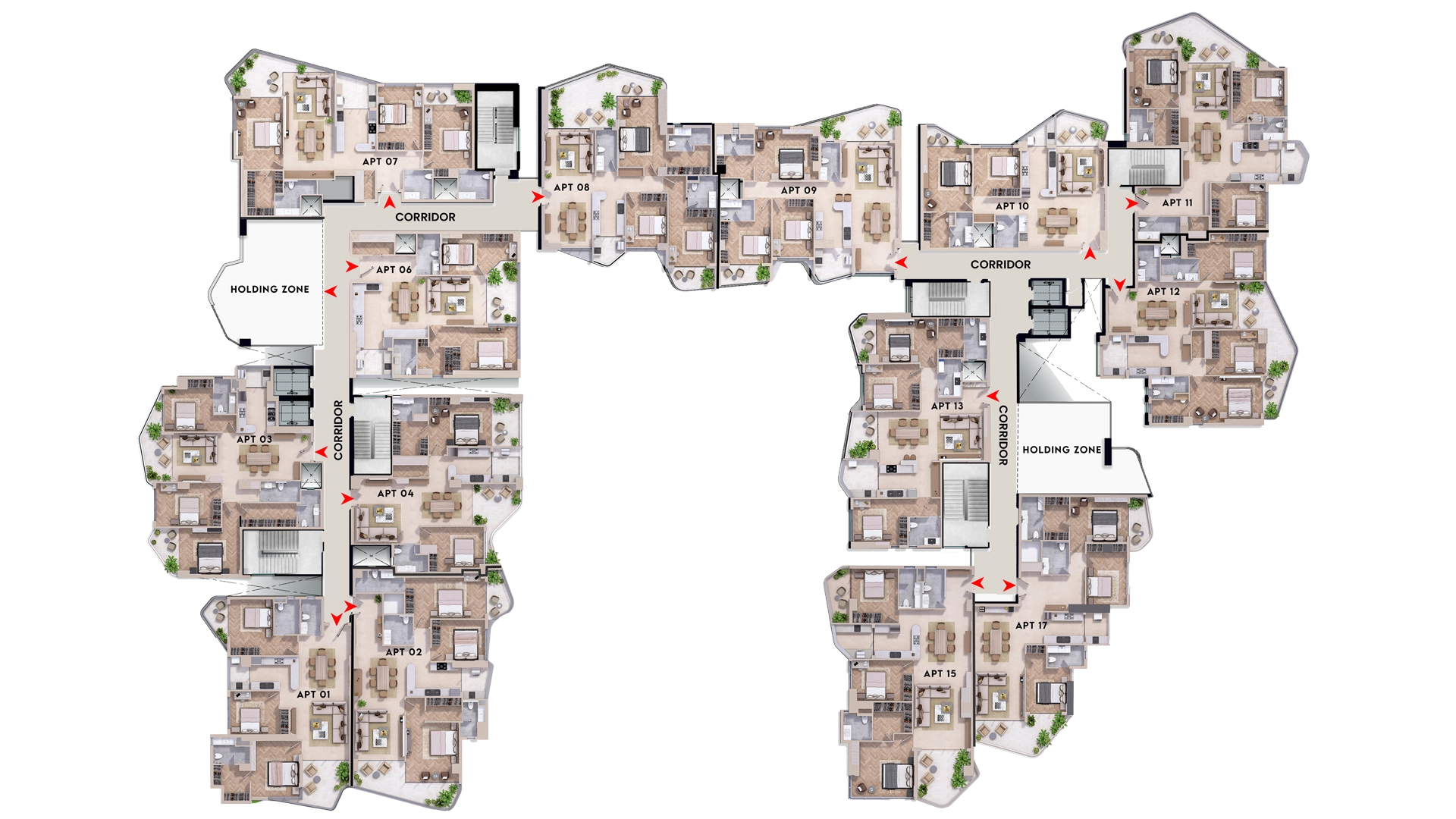 9th Floor Plan