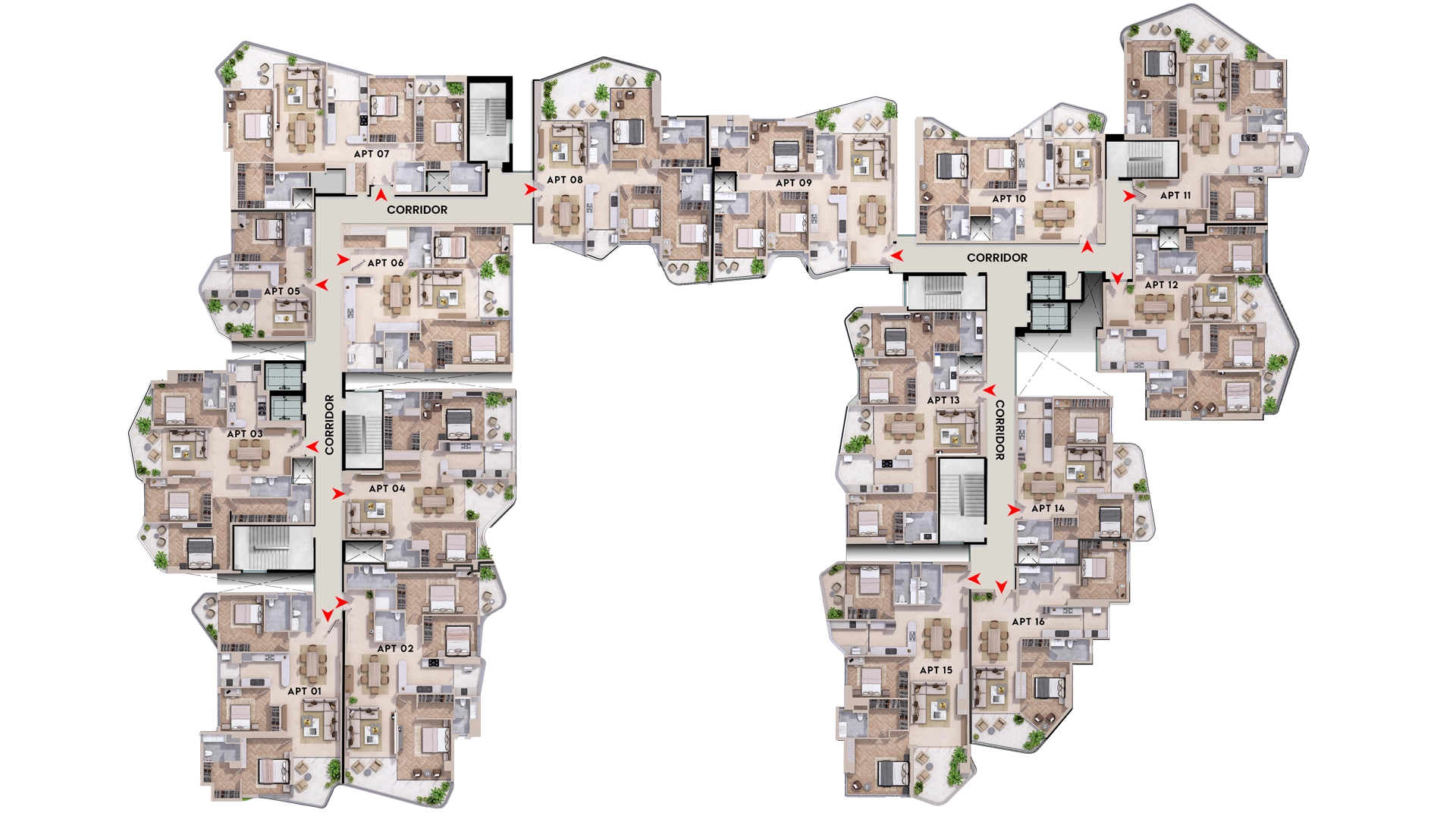CLASSIC RESIDENCES (Floor 1 to 4)